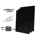 Solar power plant flat roof 1320/1600 bifacial