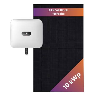 Solar system universal roof 10 kWp bifacial